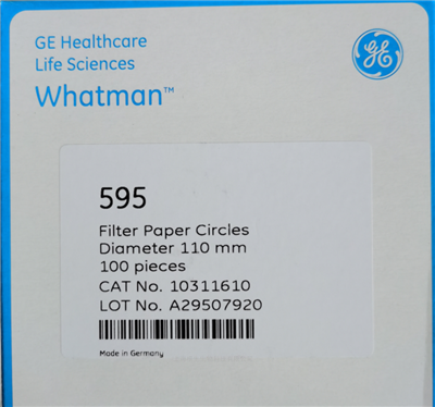 WHATMAN 595/597定性濾紙