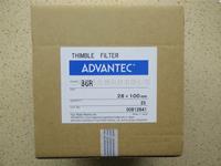 ADVANTEC東洋Grade 86R玻璃纖維萃取套管28×100mm