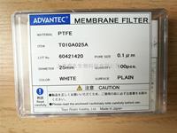 ADVANTEC疏水性PTFE聚四氟乙烯過(guò)濾膜0.1um孔徑25mm直徑T010A025A
