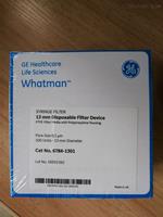 WHATMAN 13mm PTFE針頭濾器0.1um 6784-1301 6784-1302