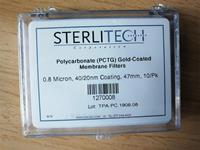 Sterlitech 0.8um鍍金共聚酯濾膜1270008 1270004