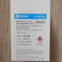 WHATMAN微生物檢測混合纖維素濾膜無菌帶墊片7141-104