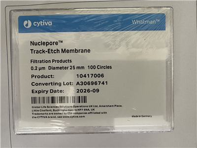 WHATMAN聚碳酸酯膜0.2um孔徑25mm直徑10417006 110606