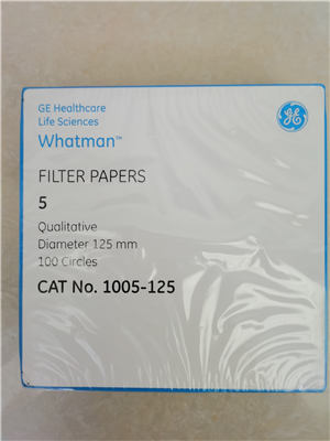 Cytiva WHATMAN 5號定性濾紙125mm直徑1005-125