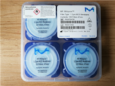 MERCK Millipore密理博1.2um混合纖維素酯膜MCE膜RAWP04700