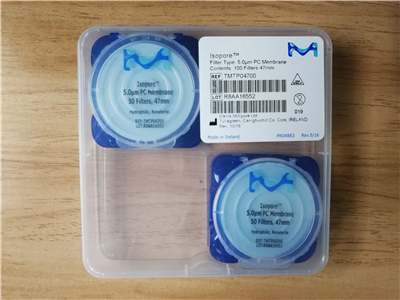 Millipore密理博5um聚碳酸酯ISOPORE濾膜TMTP04700