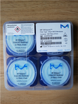 MF-Millipore密理博47mm 0.8um混合纖維素過濾膜AAWP04700