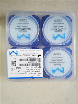 Millipore密理博47mm 0.22um疏水PVDF過濾膜GVHP04700