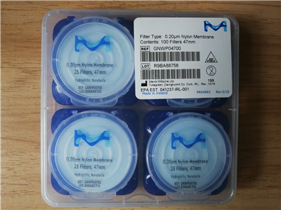 Millipore密理博47mm 0.22um尼龍過(guò)濾膜GNWP04700