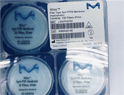 Millipore密理博47mm 5um疏水PTFE聚四氟乙烯過濾膜LSWP04700